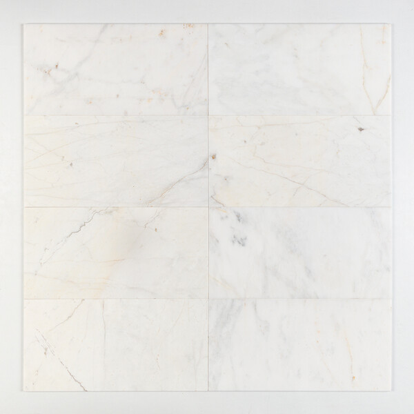 Fusion White Honed Marble Tiles 12×24