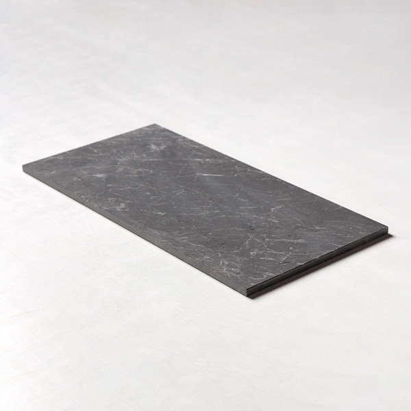 Iris Black Honed Marble Tiles 12×24