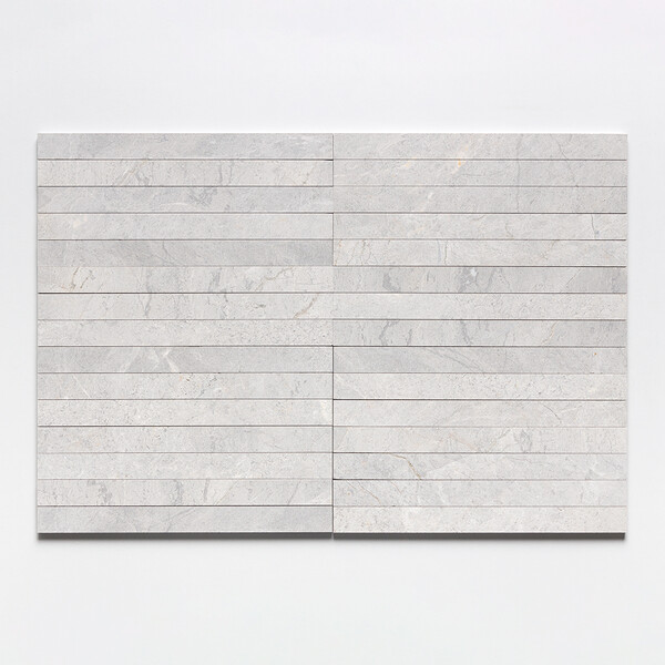 Silver Shadow Fine Textured Plank Marble Tiles 1 9/16×18