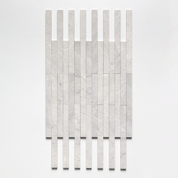 Silver Shadow Fine Textured Plank Marble Tiles 1 9/16×18