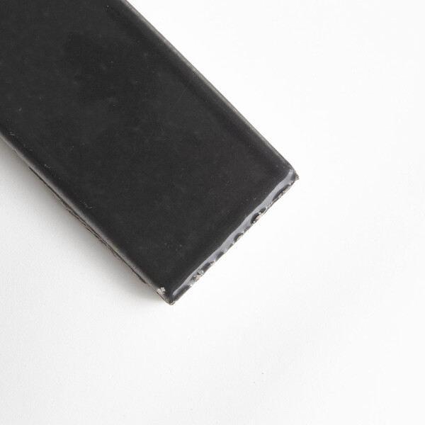 Graphite Mist Glossy Ceramic Tiles 2 1/8×7 1/2