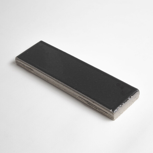 Graphite Mist Glossy Ceramic Tiles 2 1/8×7 1/2