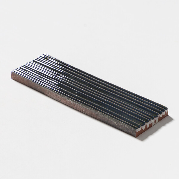 Atlantic Glossy Legato Glazed Terracotta Accent Tiles 2 1/4×7 7/8