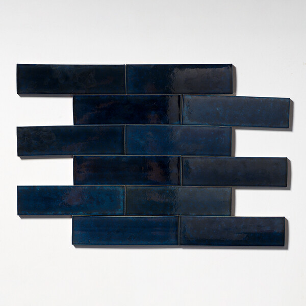 Atlantic Glossy Flat Glazed Terracotta Tiles 2 1/4×7 7/8