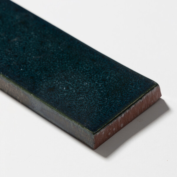 Juniper Glossy Flat Glazed Terracotta Tiles 2 1/4×7 7/8