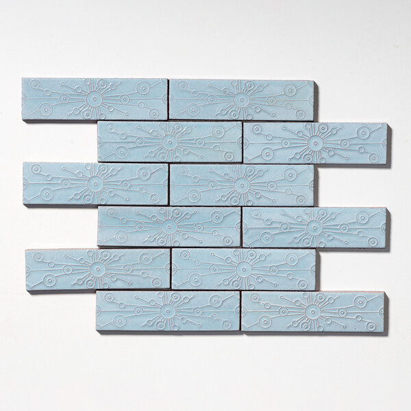 Brooklyn Glossy Stellar Terracotta Accent Tiles 2 1/4×7 7/8