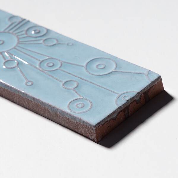 Brooklyn Glossy Stellar Terracotta Accent Tiles 2 1/4×7 7/8