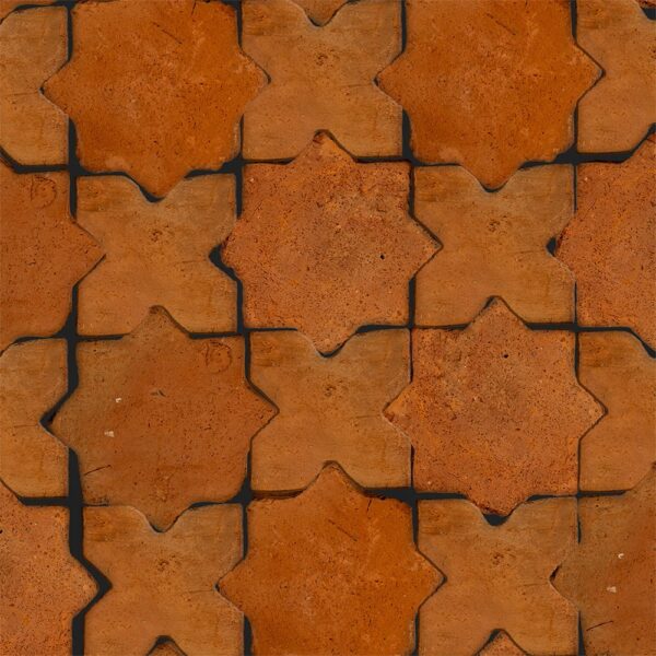 Rustic Cotto Natural Star Terracotta Tiles 4×4