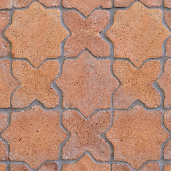 Rustic Cotto Natural Cross Terracotta Tiles 6×6