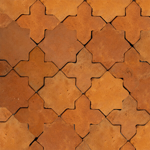 Rustic Cotto Natural Star Terracotta Tiles 6×6