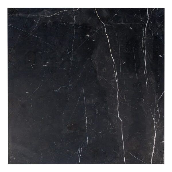Black, Carrara T Honed Checkerboard Pattern Marble Tiles 12×12