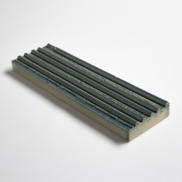Ocean Leather Fluted Thin Brick Tiles 2 1/4×7 9/16