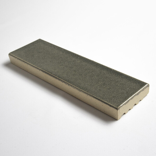 Ash Glossy Subway Glazed Terracotta Tiles 2 1/4×7 9/16