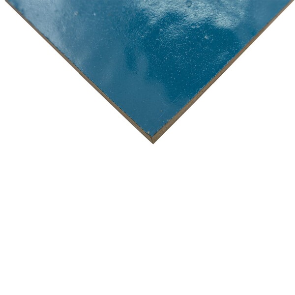 Blue Glossy Zellige Tiles 4×4