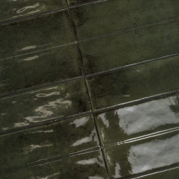 Fusion Smeraldo Polished Zellige Look Porcelain Tiles 2 1/2×10