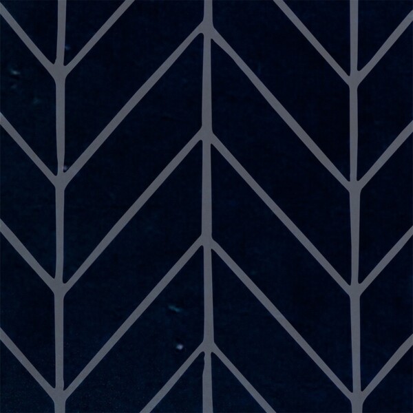 Azulejos de cerámica Chevron craquelados de turmalina de 2 x 6 pulgadas