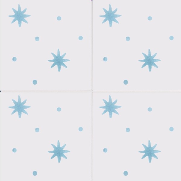 Pure White, Ocean Glossy Serendipity Ceramic Tiles 6×6