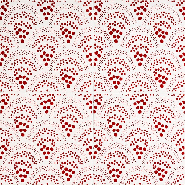 Pure White, Fire Engine Matte Chou Chou Ceramic Tiles 6×6