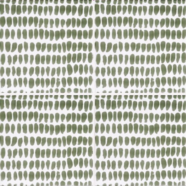 Pure White, Forest Matte Albert Ceramic Tiles 6×6