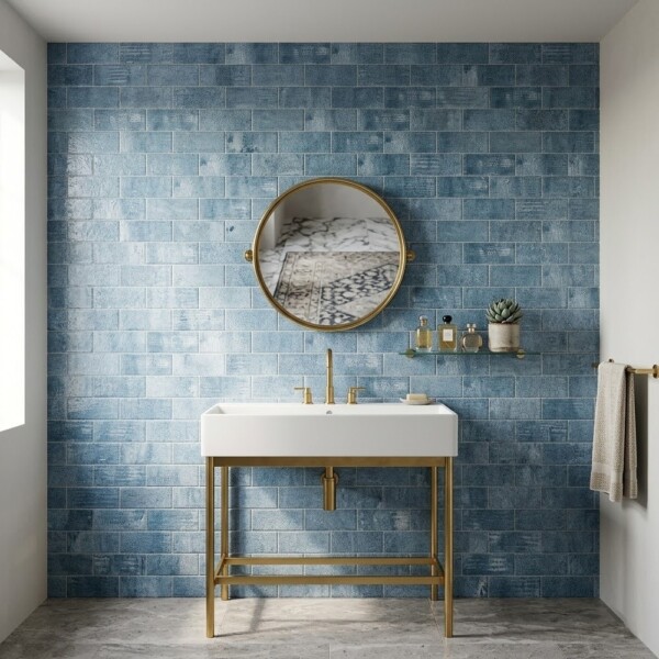 Patchwork Textured Subway Marble Tiles 4×12