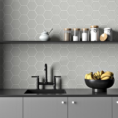 Frio Glossy Hexagon 5 Ceramic Tile 5 (DC00256)