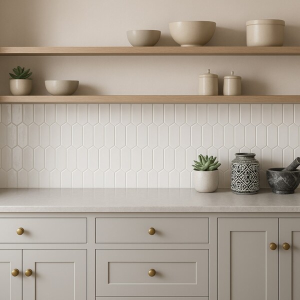 Azulejo cerámico Blanco Real Glossy Picket 3×6