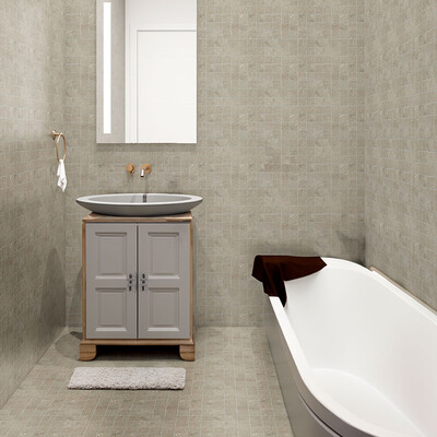 Seagrass Honed 2×2 Limestone Mosaic 12×12 (MS00422)