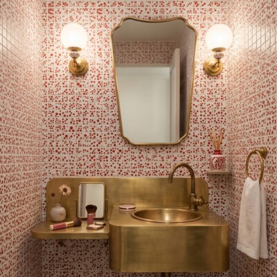 Rubin Glossy Polca Colore Look Ceramic Mosaics 11 1/2×11 1/2 (MS01991) Room Scene Image