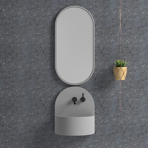 Basaltina Honed Penny Round Basalt Mosaics 11 7/32×12