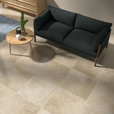 Chiaro Honed Filled Travertine Tile 18×18 (TL10765)
