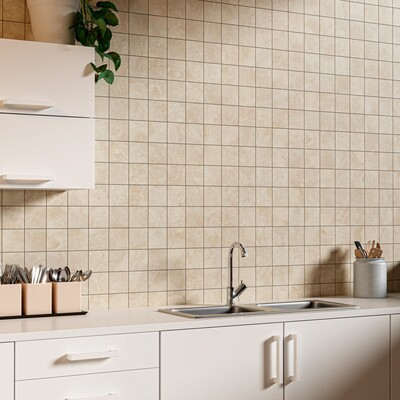 Chiaro Honed Filled Travertine Tile 4×4 (TL11604)