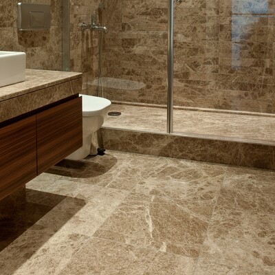 Emperador Light Polished Marble Tile 18×18 (TL12871)