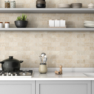 Chiaro Honed Filled Travertine Tile 2 3/4×5 1/2 (TL13377)