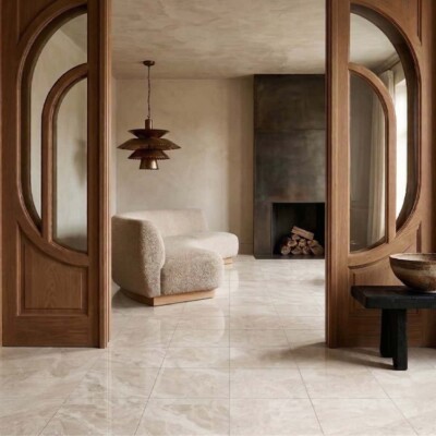 Royale Polished Marble Tiles 18×18 (TL13738) Room Scene Image