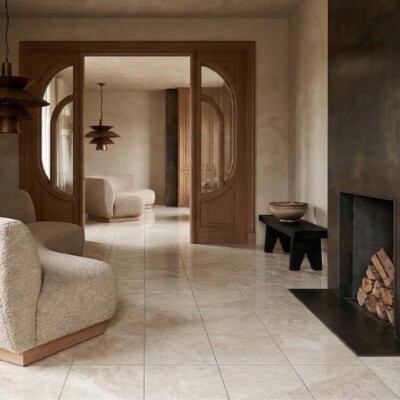 Royale Polished Marble Tiles 18×18 (TL13738) Room Scene Image