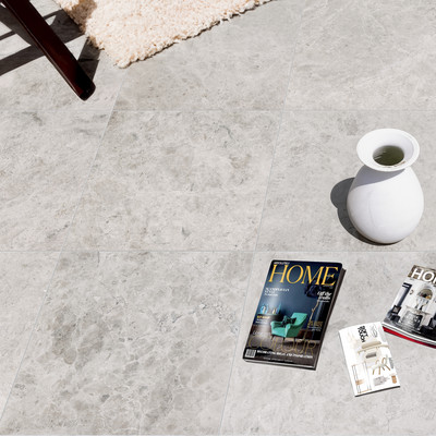 Sky Blue Honed Marble Tile 18×18 (TL13900)
