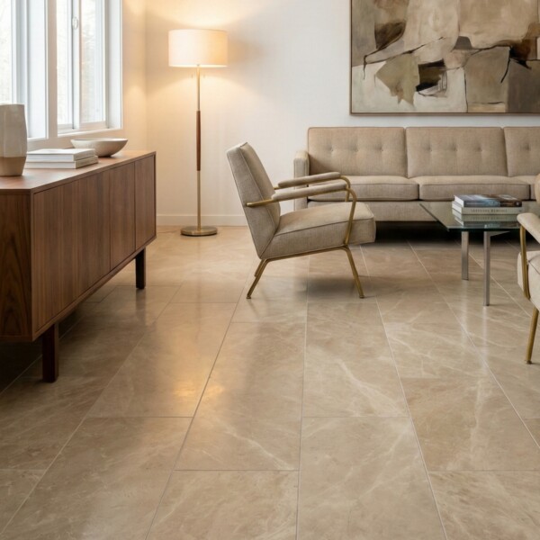 Royal Beige Honed Marble Tiles 12×24