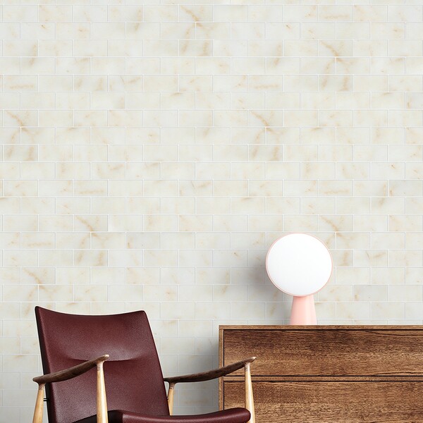 European Sugar Polished Marble Tiles 2 3/4×5 1/2