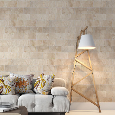 Royal Beige Polished Marble Tile 6×12 (TL15288)