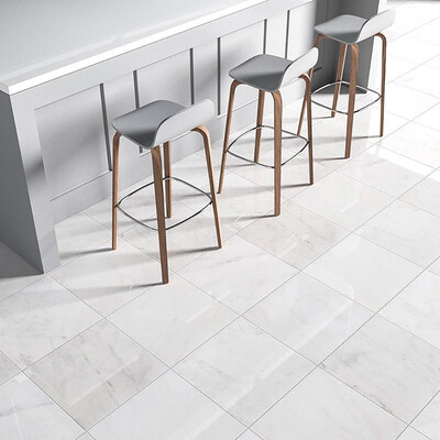 Calacatta T Polished Marble Tile 18×18 (TL17661)