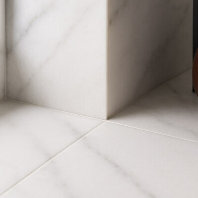 Calacatta T Honed  Marble Tile 12×24 (TL17663) Room Scene Image
