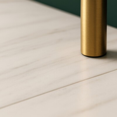 Bianco Dolomiti Honed  Marble Tile 12×24 (TL17782) Room Scene Image