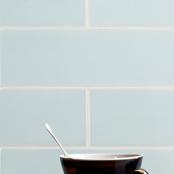 Seafoam Glossy Subway Ceramic Tiles 4×12