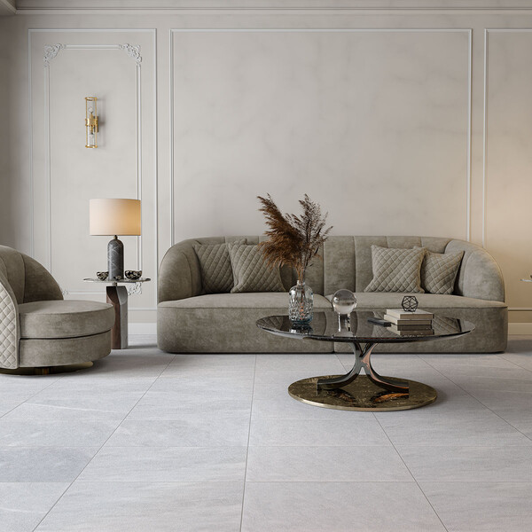 Bardiglio Light Fine Textured Marble Tiles 16×16