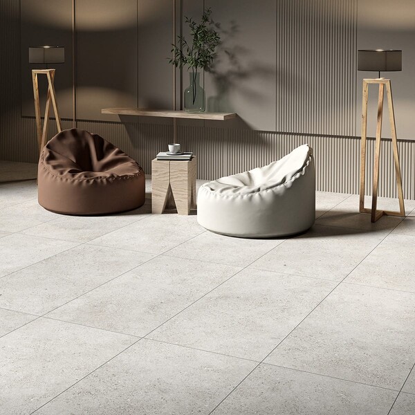 Octo White Porcelain Tiles 24×48