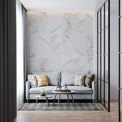 Calacatta Gold Honed Marble Tile 12×24 (TL90642)