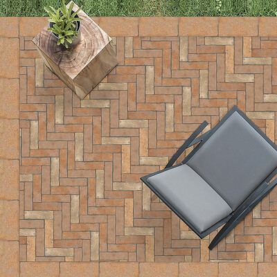 Regenerado Natural Parquet Terracotta Tile 3×12 (TL90801)