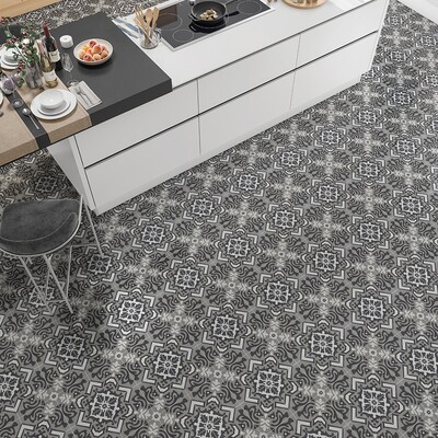 Handmade Flecha Honed Cement Tile 8×8 (TL90846)