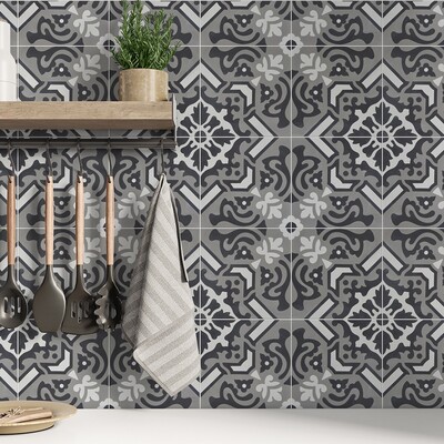 Handmade Flecha Honed Cement Tile 8×8 (TL90846)