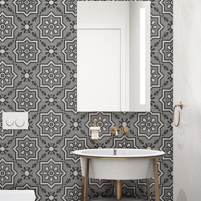 Handmade Alpha Honed Cement Tile 8×8 (TL90847)